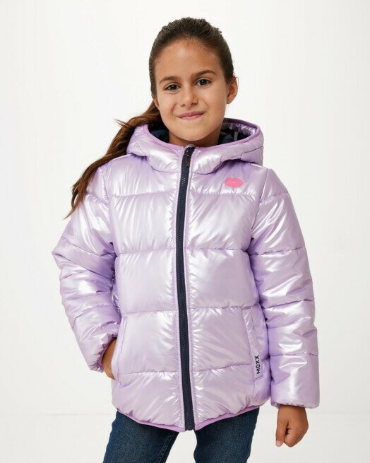 mexx Shiny padded bear jacket Lilac