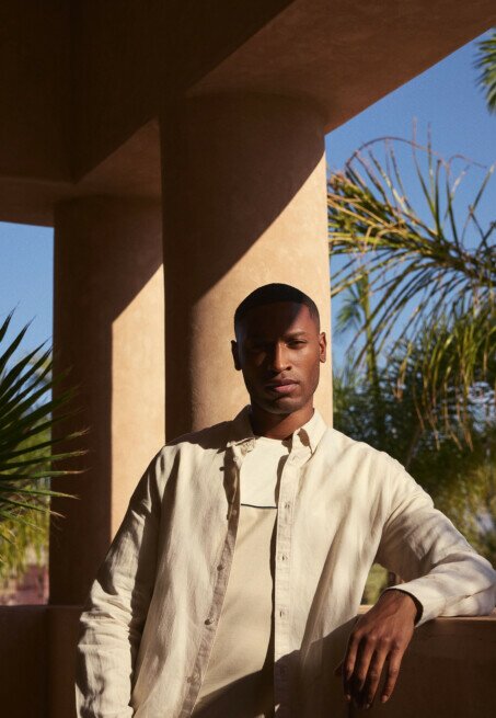 Mexx Shirt Caleb Linnen Zand