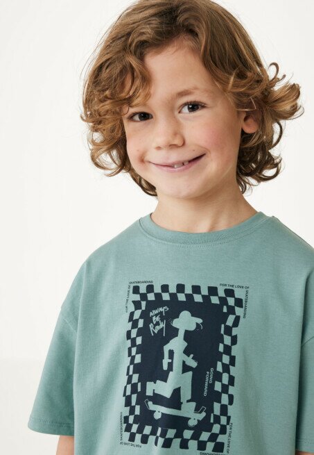 Mexx Shirt Groen Blauw