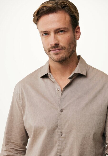 Mexx Shirt Smart Widespread Zand