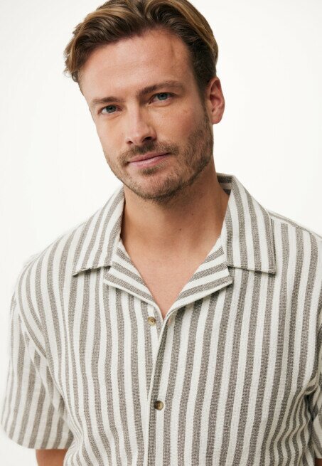 Mexx Shirt Striped Resort Herb Green