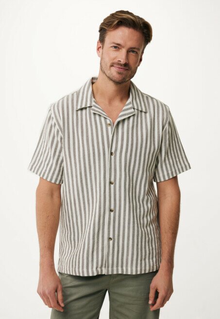 mexx Shirt Striped resort Herb Green