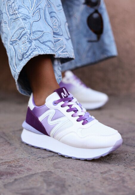 Mexx Sneaker Juju Humper Wit/Paars