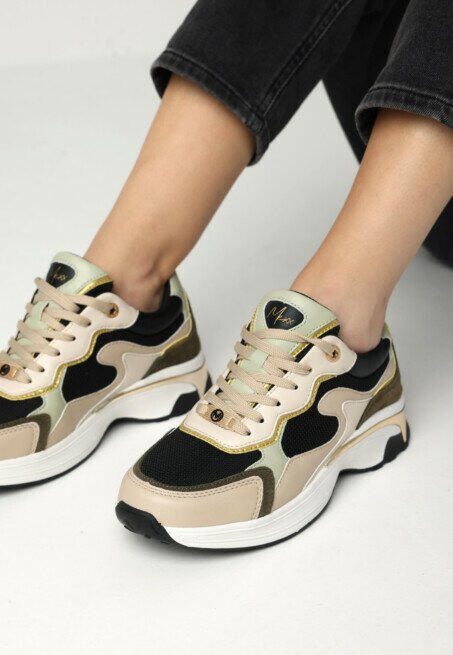 Mexx Sneaker Pippin Love Gebroken Wit/Zwart