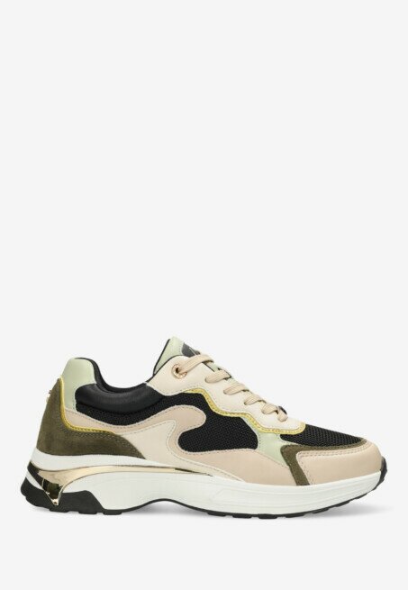 mexx Sneaker Pippin Love Gebroken Wit/Zwart