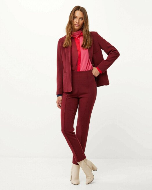 Mexx Straight Leg Pantalon Dark Red