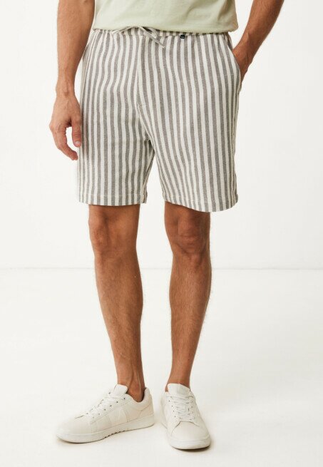 mexx Striped shorts Herb Green