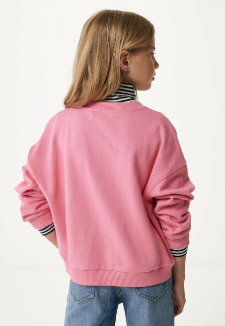Mexx Sweater Met Logo Roze