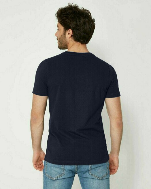 Mexx T-shirt Met Ronde Hals Donkerblauw