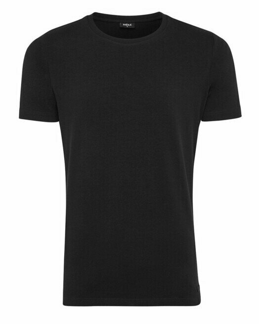 mexx T-shirt met ronde hals Zwart