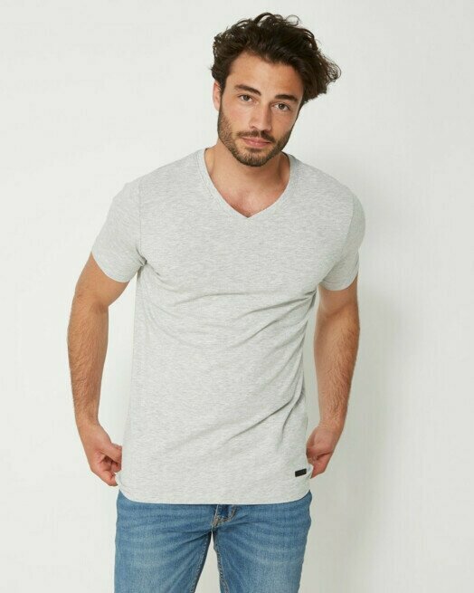 Mexx T-shirt V-hals Grijs