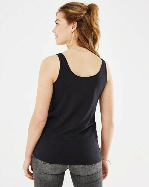 Mexx Tanktop Roos Zwart