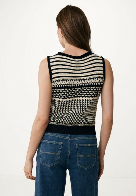 Mexx Top Crochet Zwart