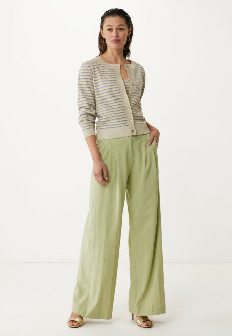 Mexx Top Gestreept Lavendel Paars