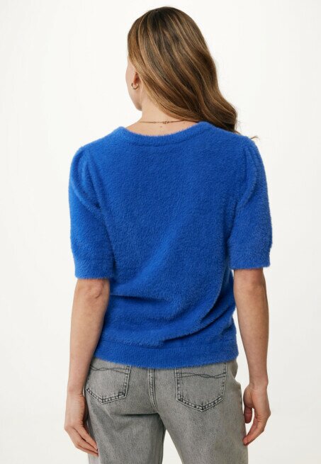 Mexx Top Hairy Blauw