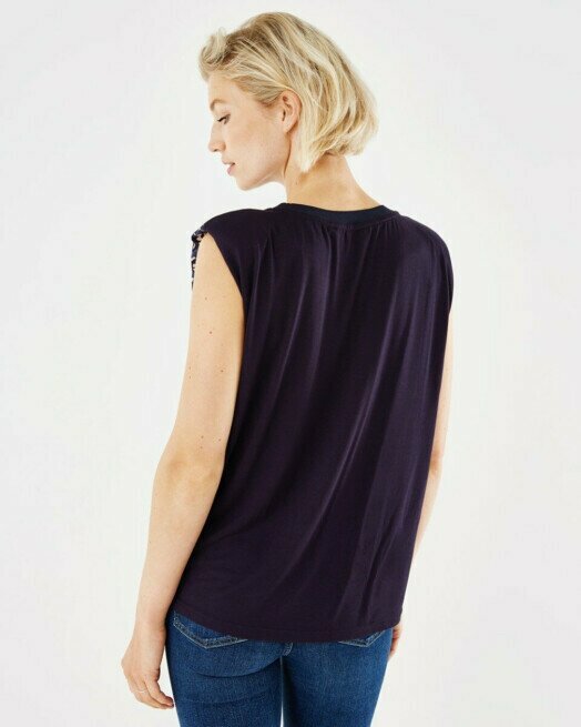 Mexx Top Print Navy