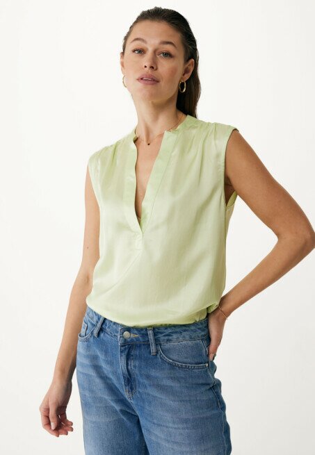 mexx Top Violet Viscose Lichtgroen