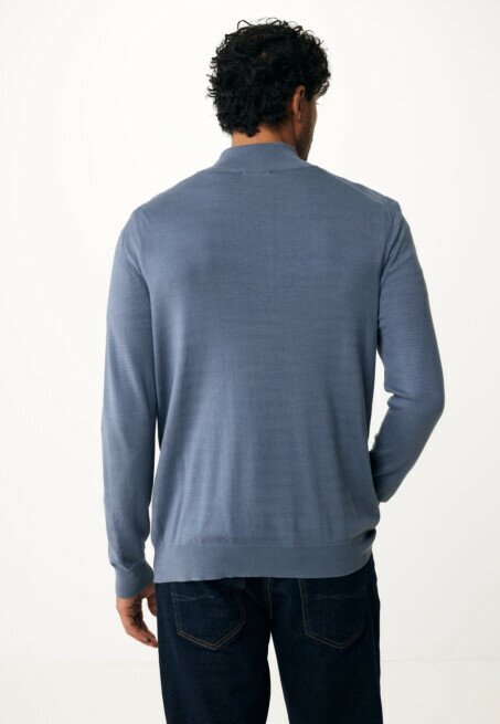 Mexx Trui Gebreid James Blauw