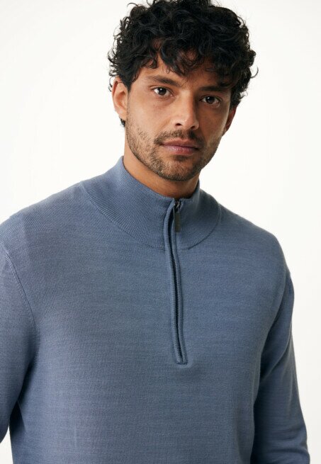 Mexx Trui Gebreid James Blauw