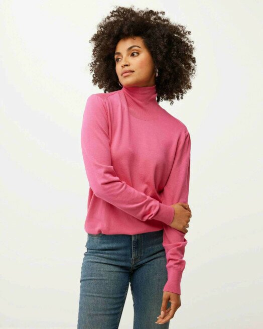 mexx Turtle neck basic pullover Pink