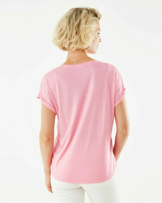 Mexx V-hals Shirt Roze