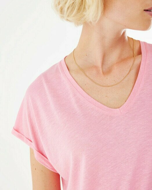 Mexx V-hals Shirt Roze