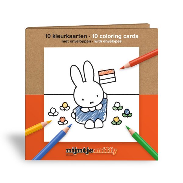 miffy dutch coloring cards