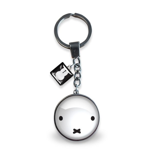miffy glass miffy snoot keychain