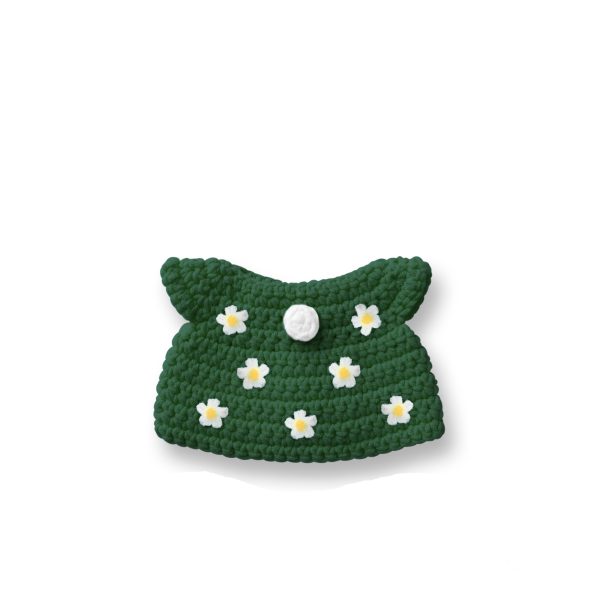 miffy green flower dress handmade