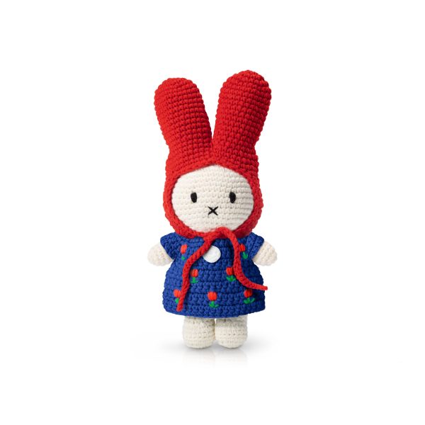 miffy miffy handmade and her blue tulip dress + redhat