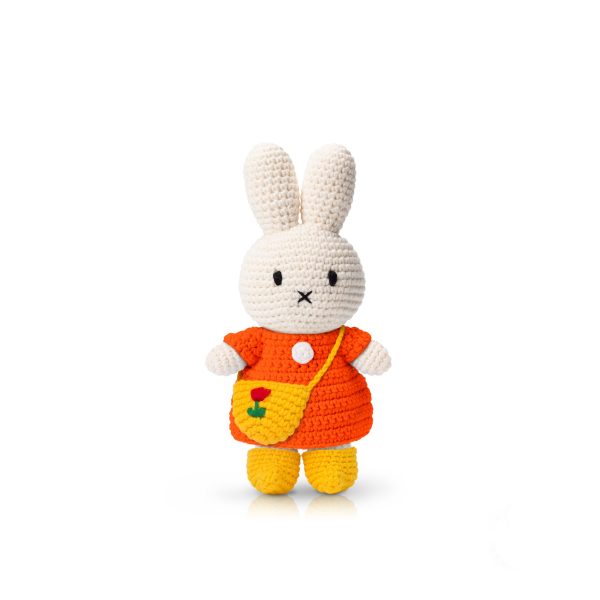 miffy miffy handmade and her orange dress + tulipbag & shoes