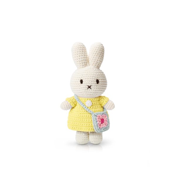 miffy miffy handmade and her pastel yellow dress + flower bag