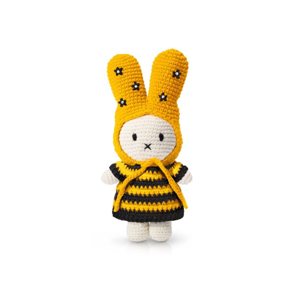 miffy miffy handmade and her striped bee dress + flower hat