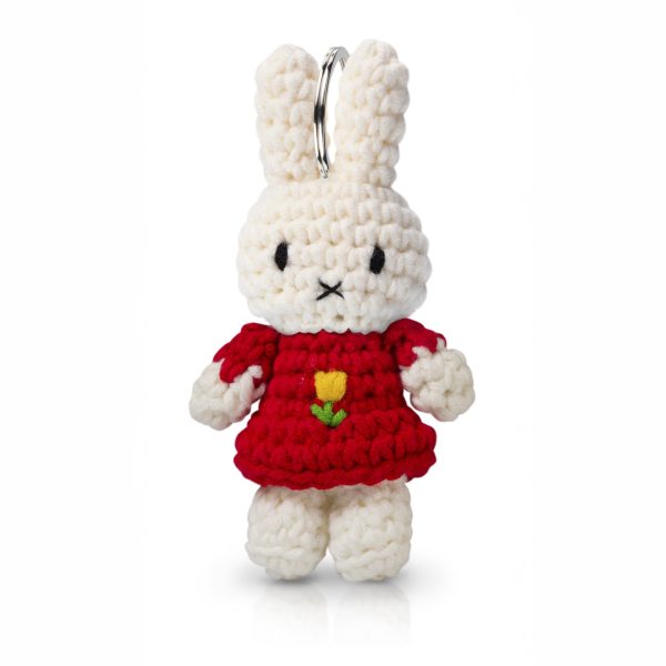 miffy miffy handmade key hanger red tulip
