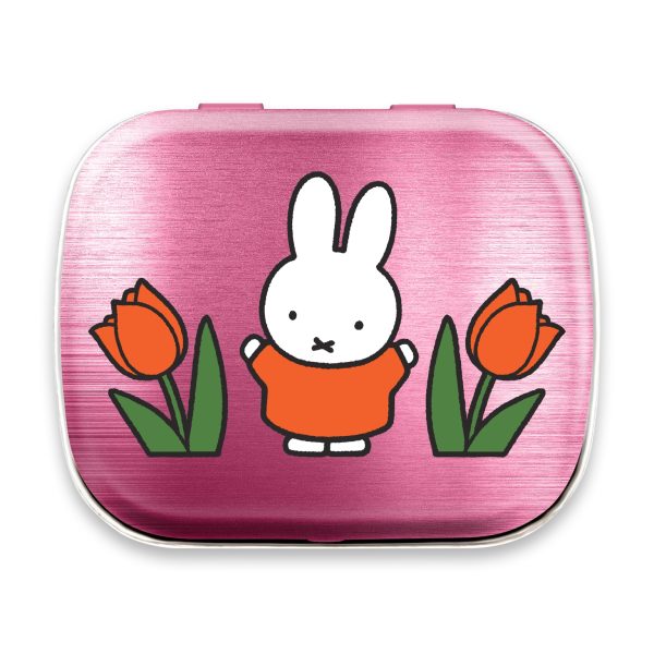 miffy miffy pink tulips mint tin