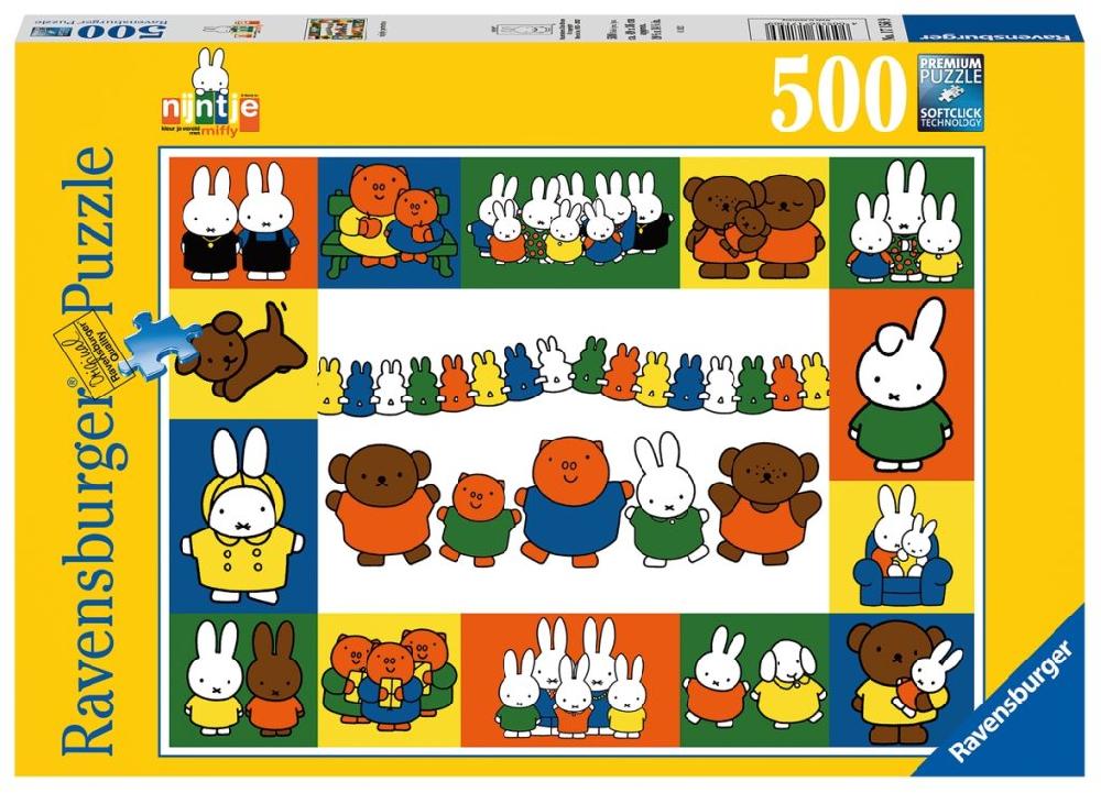 miffy miffy portraits puzzle 500 pieces