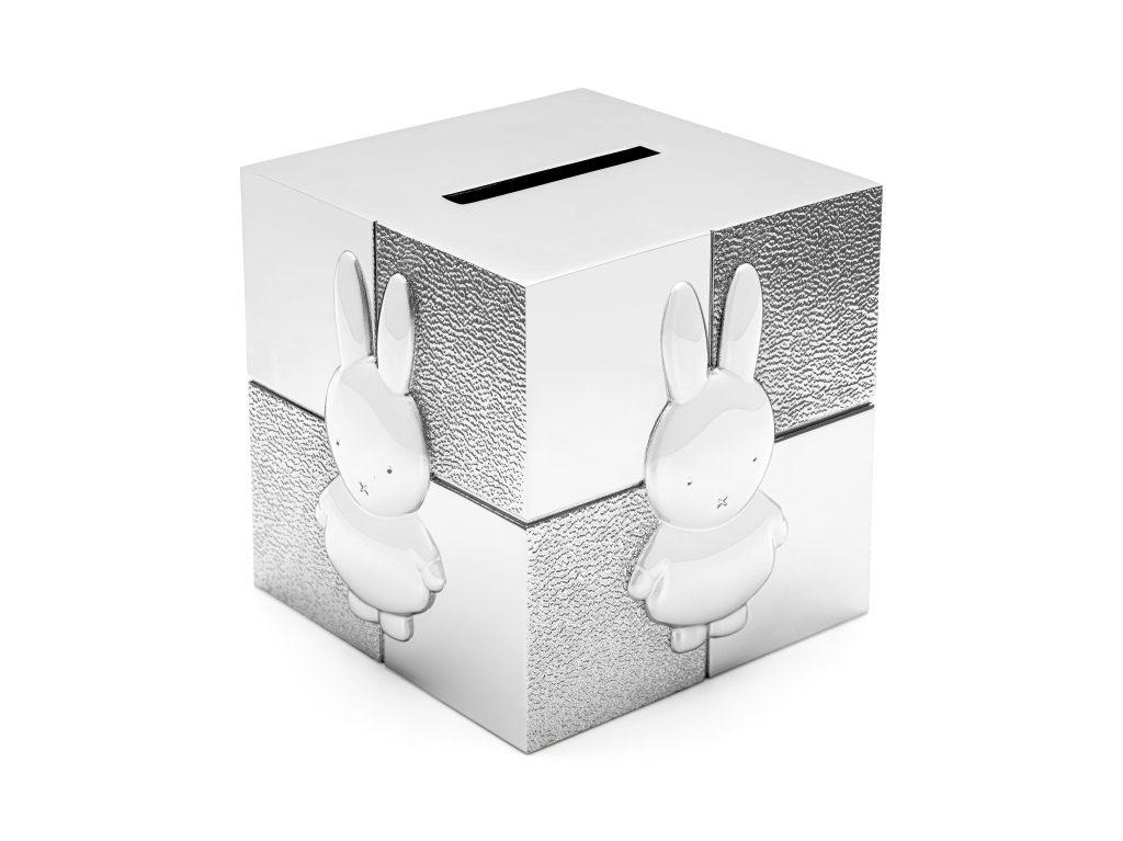 miffy miffy silver cube money box