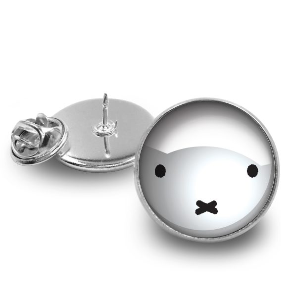 miffy miffy snoot pin glass
