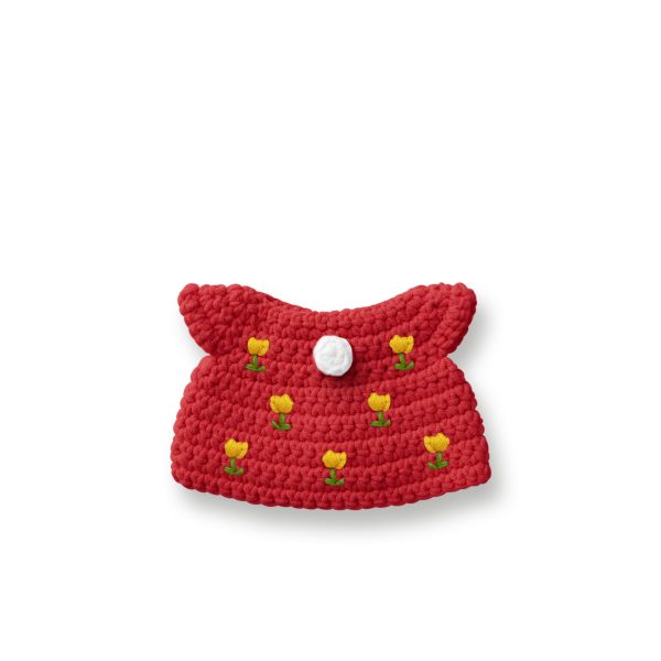 miffy red tulip dress handmade