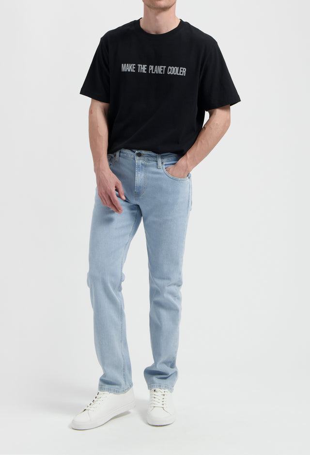 mugler Bryce Mid Straight - Light Stone