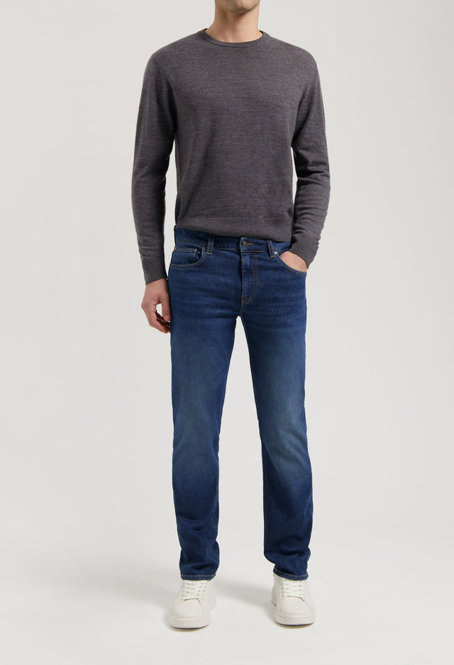 mugler Bryce Mid Straight - Rustic Blue