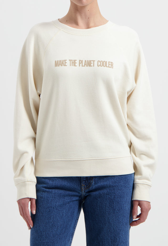 mugler Clara Sweatshirt - Natural