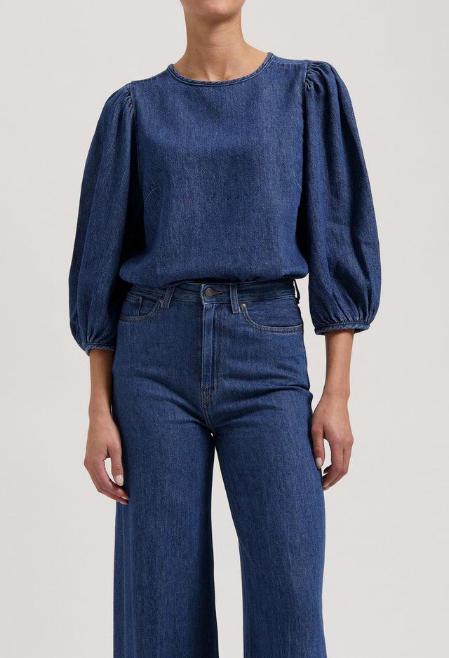 mugler Gloria Shirt - Stone Indigo