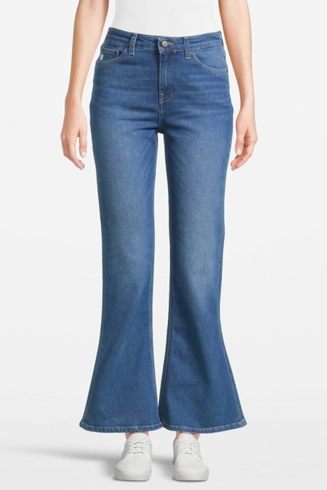 mugler Isy Flared - Fan Stone