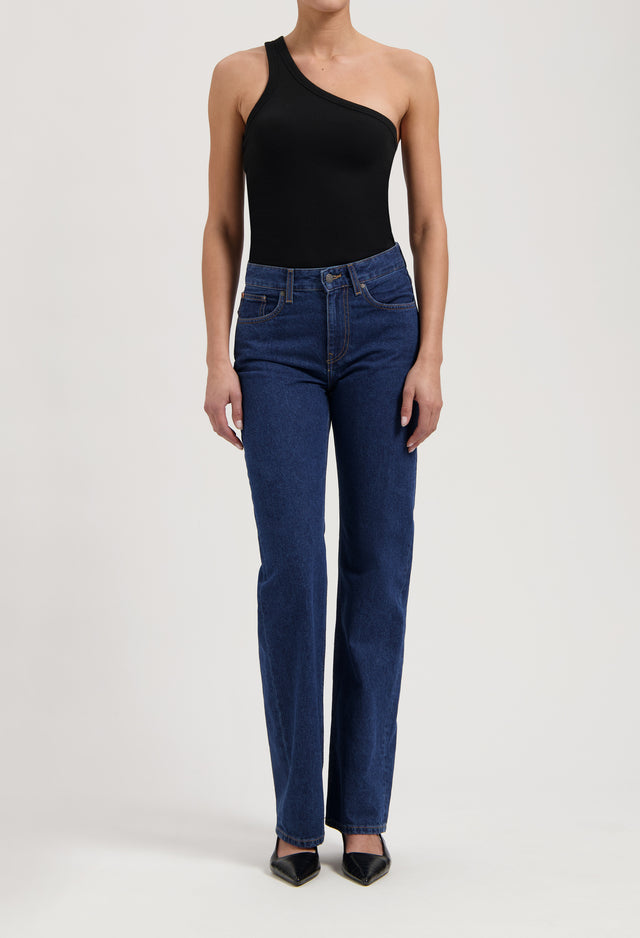 mugler Jamie Mid Loose - Stone Indigo