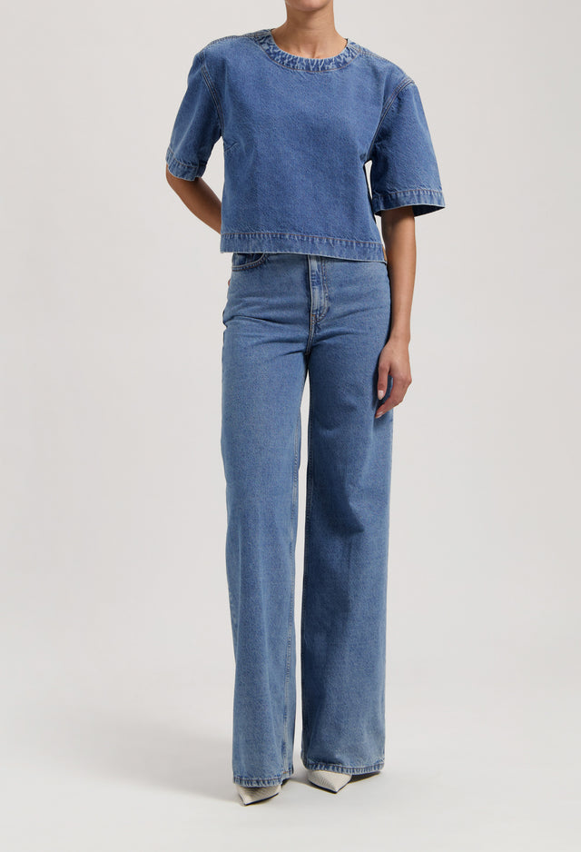 mugler Sara High Loose - Stone Vintage