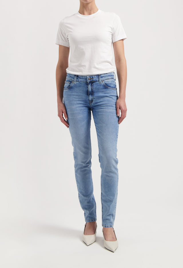 mugler Skyler Mid Skinny - Original Stone