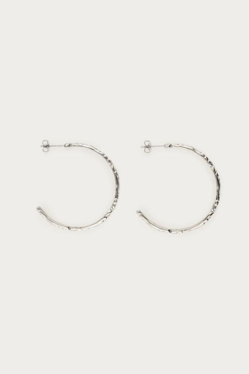 my jewellery Botanical oorringen met vintage bloemen