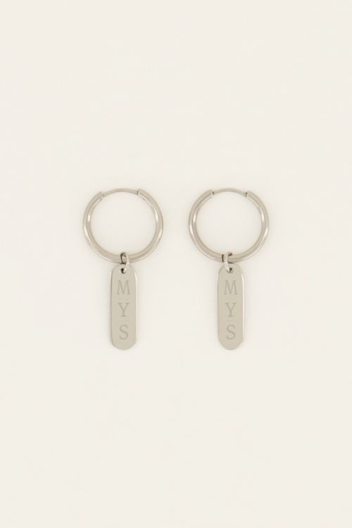 my jewellery Atelier oorringen met bedel