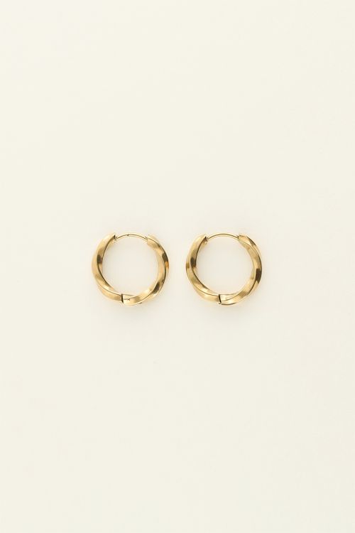 my jewellery Basic gedraaide oorbellen